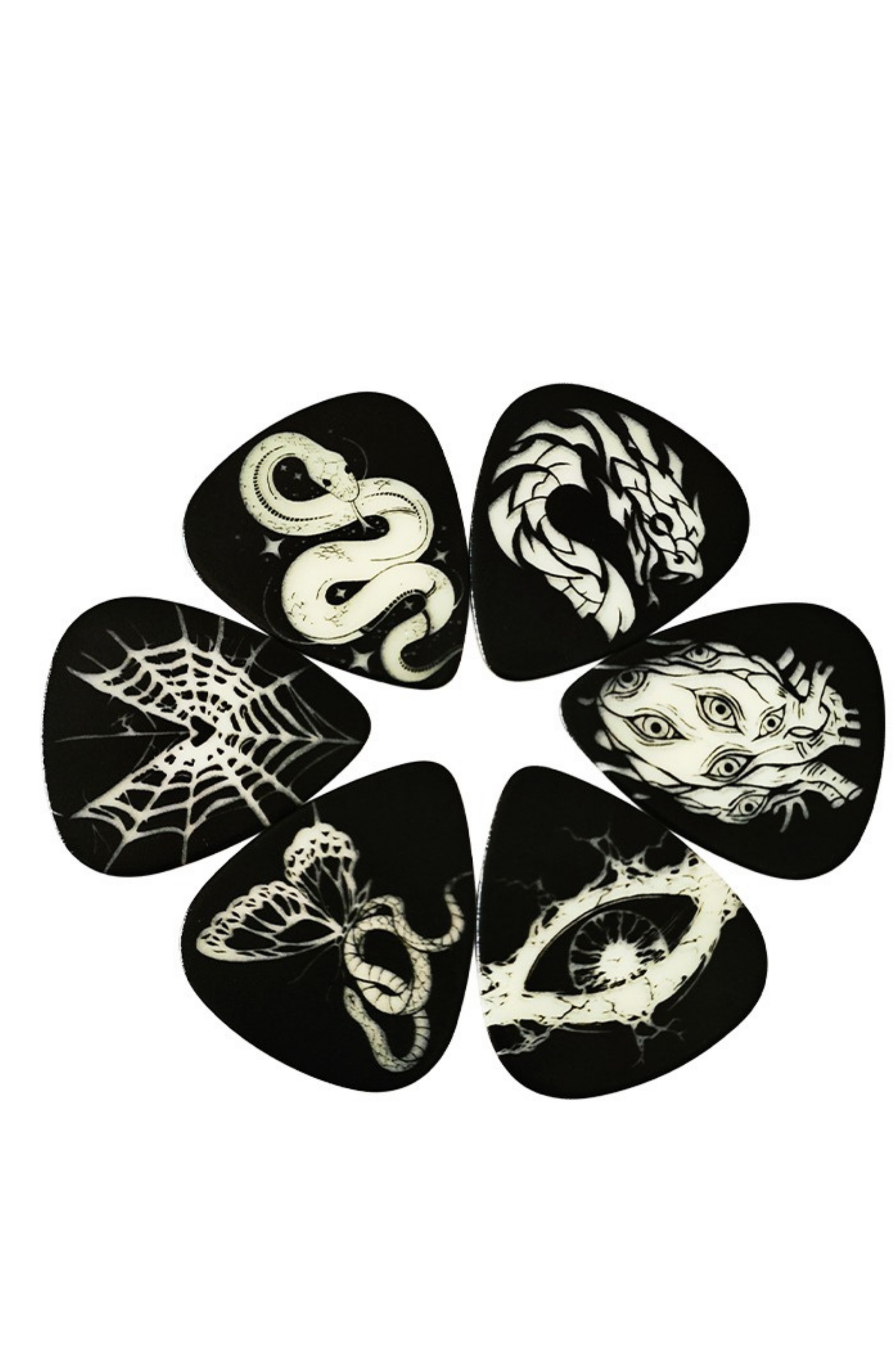 ROOH Celluloid Guitar Picks - (Glow in the Dark)