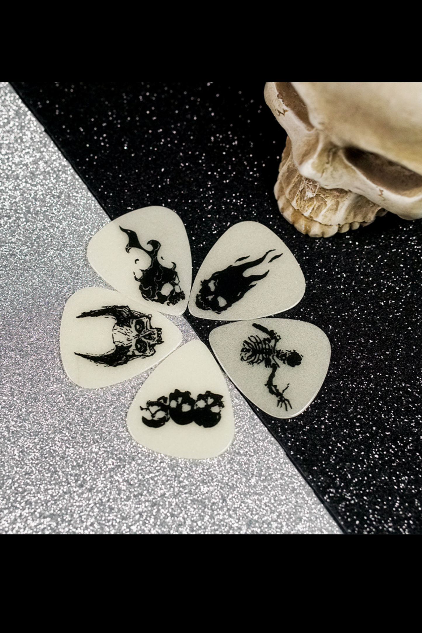 ROOH Celluloid Guitar Picks - (Glow in the Dark)