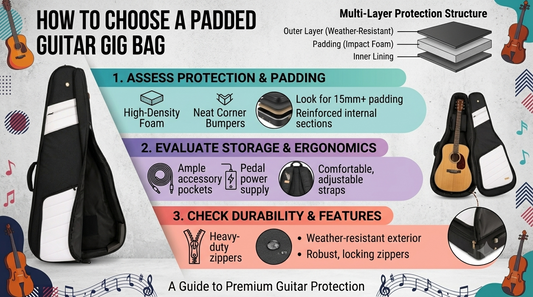 How to Choose a Padded Guitar Gig Bag