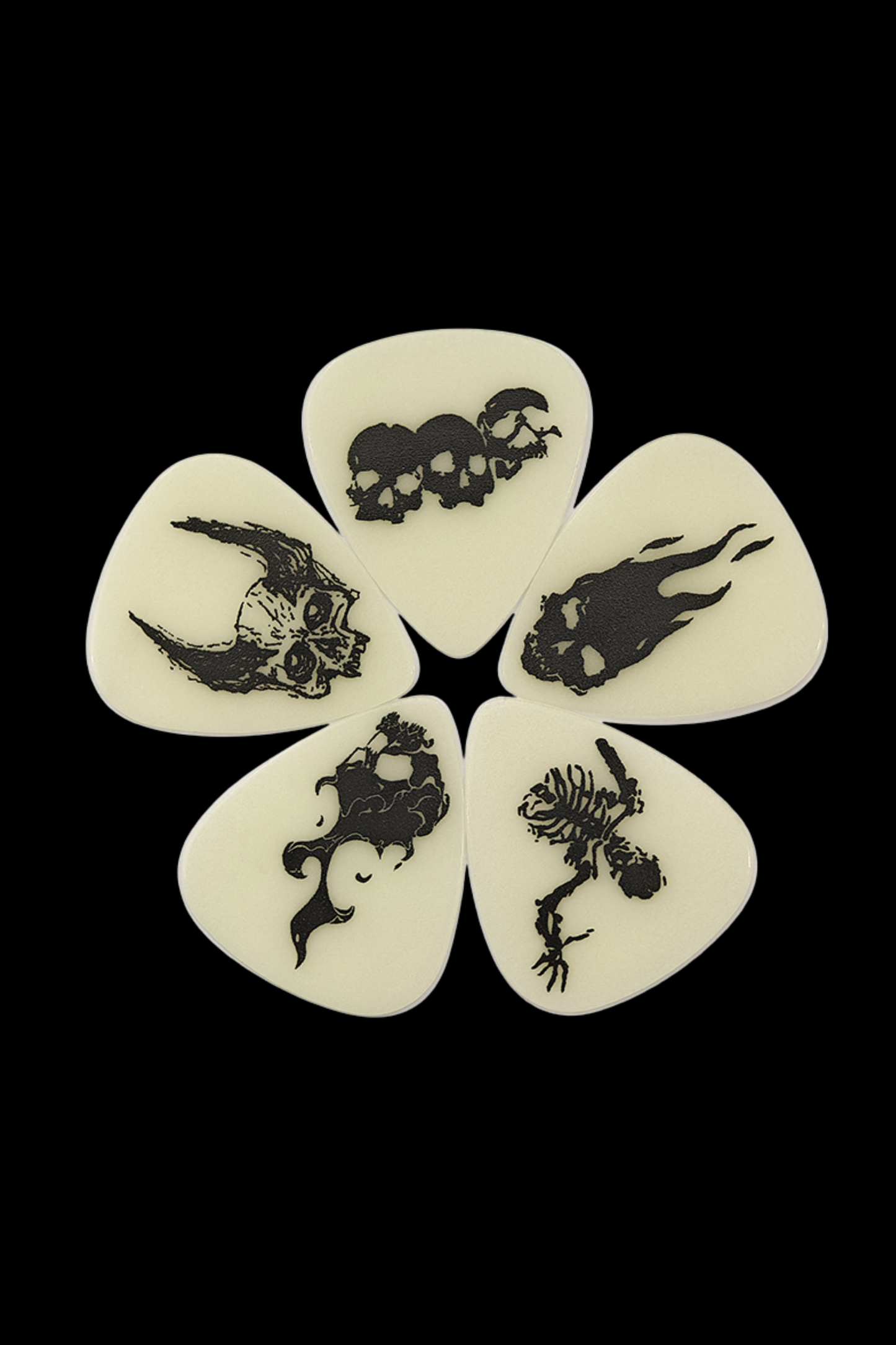 ROOH Celluloid Guitar Picks - (Glow in the Dark)