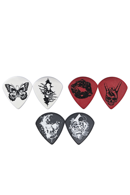 ROOH Jazz Derlin Guitar Picks -  Skull Series