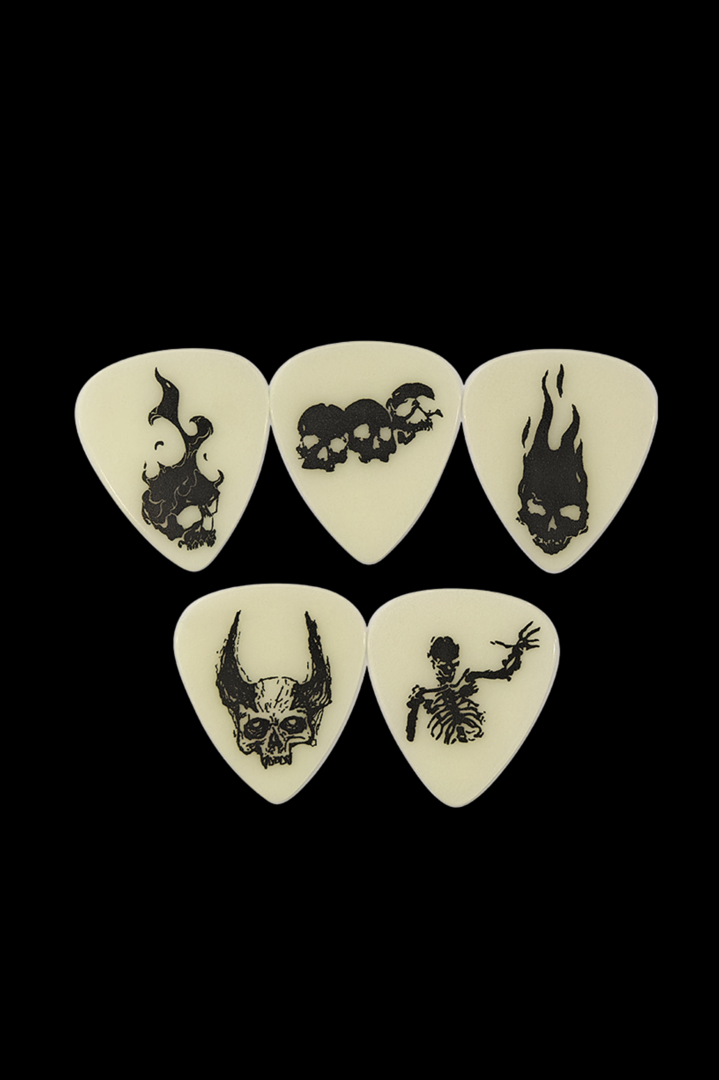 ROOH Celluloid Guitar Picks - (Glow in the Dark)