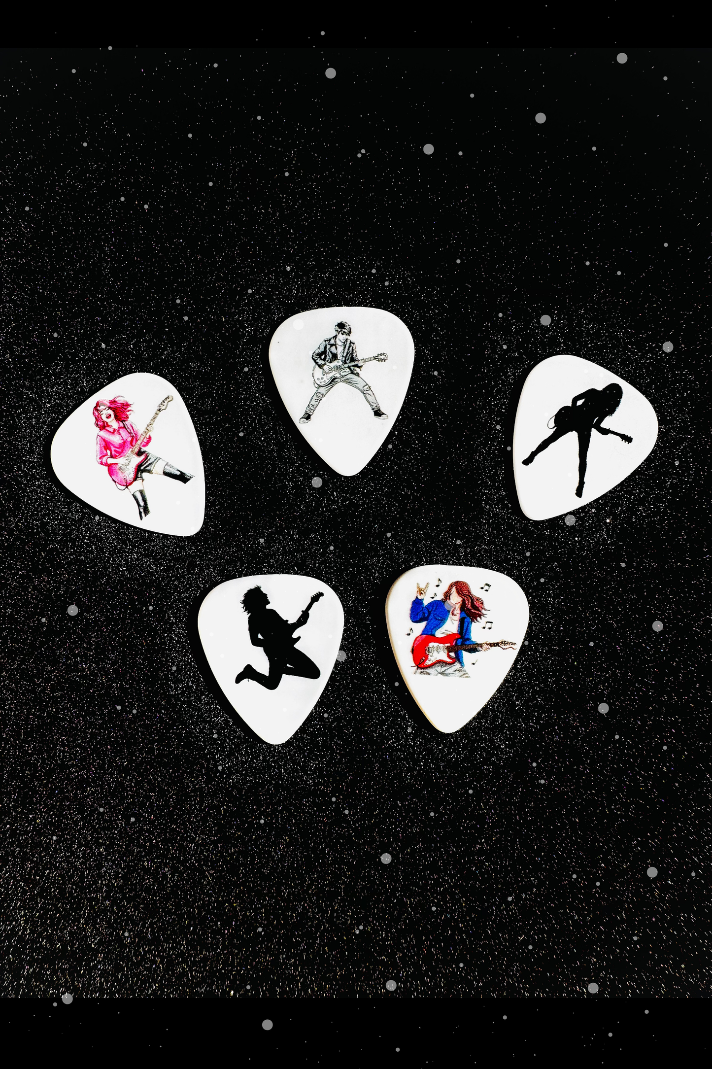 ROOH Derlin Guitar Picks -  Rockstar Series
